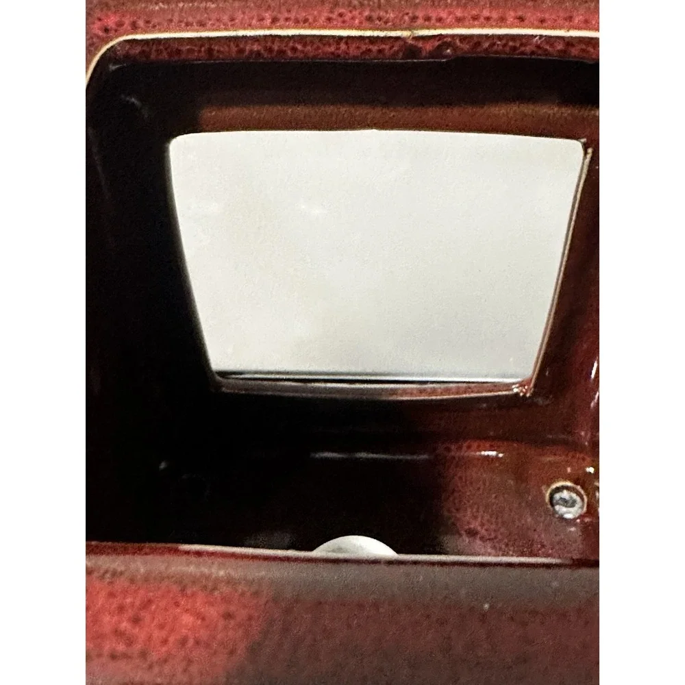 Scentsy Gallery Collection Classic‎ Brick Red Warmer Light Wax Warmer Retired